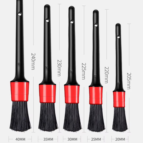 Ultimate 5/13-Piece Car Wash Detail Brush Set - Your Essential Toolkit for Pristine Automotive Care!